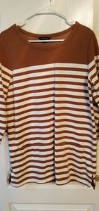 Striped tunic top